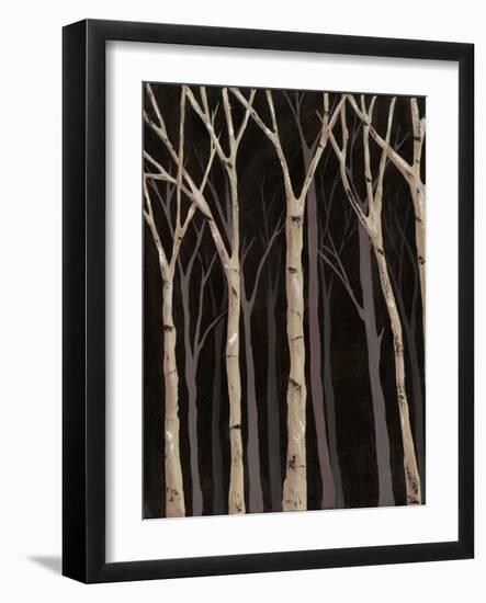 Midnight Birches I-Jade Reynolds-Framed Art Print