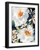 Midnight Bloom II-Annie Warren-Framed Art Print