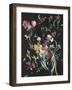 Midnight Blooming Botanicals I-Asia Jensen-Framed Art Print