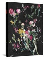 Midnight Blooming Botanicals I-Asia Jensen-Stretched Canvas