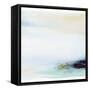 Midnight Blue Teal Soft 2-Patti Bishop-Framed Stretched Canvas