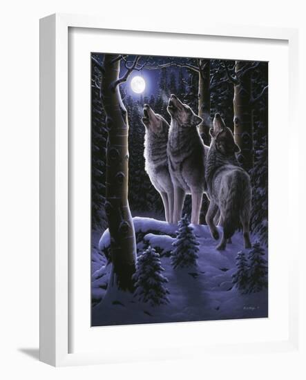 Midnight Clear-R.W. Hedge-Framed Giclee Print