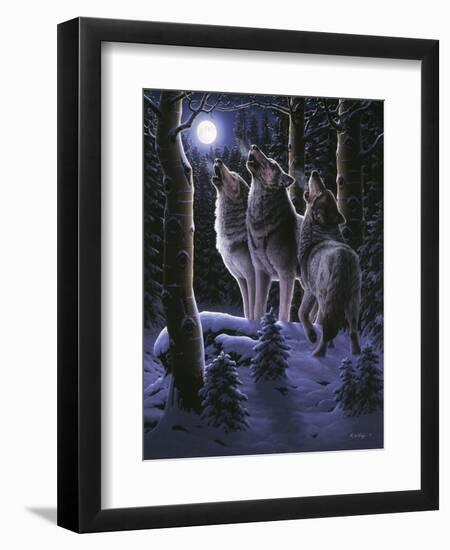 Midnight Clear-R.W. Hedge-Framed Premium Giclee Print