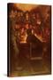 Midnight court martial, American Civil War-Howard Pyle-Stretched Canvas