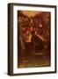 Midnight court martial, American Civil War-Howard Pyle-Framed Giclee Print