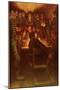 Midnight court martial, American Civil War-Howard Pyle-Mounted Giclee Print