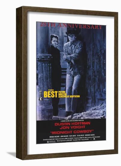 Midnight Cowboy, 25th Anniversary, 1969-null-Framed Art Print