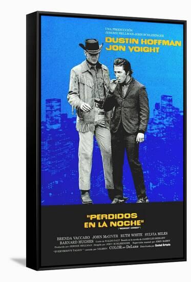 Midnight Cowboy, Jon Voight, Dustin Hoffman, 1969-null-Framed Stretched Canvas