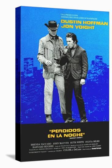 Midnight Cowboy, Jon Voight, Dustin Hoffman, 1969-null-Stretched Canvas