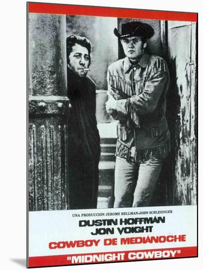 Midnight Cowboy, Spanish Movie Poster, 1969-null-Mounted Art Print