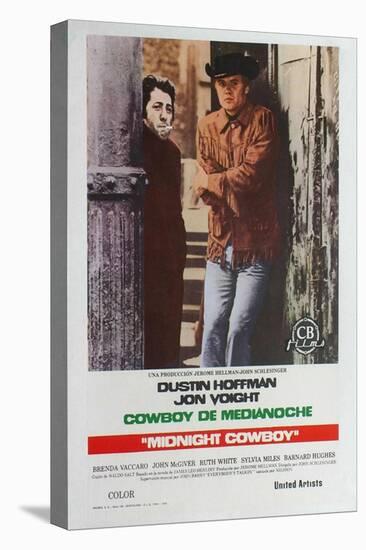 Midnight Cowboy, Spanish Movie Poster, 1969-null-Stretched Canvas