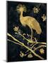 Midnight Crowned Crane-Filippo Ioco-Mounted Art Print