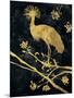 Midnight Crowned Crane-Filippo Ioco-Mounted Art Print