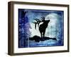 Midnight Elk-LightBoxJournal-Framed Giclee Print