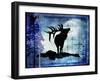 Midnight Elk-LightBoxJournal-Framed Giclee Print