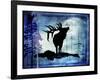 Midnight Elk-LightBoxJournal-Framed Giclee Print