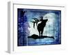 Midnight Elk-LightBoxJournal-Framed Giclee Print