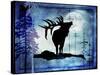 Midnight Elk-LightBoxJournal-Stretched Canvas