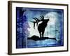 Midnight Elk-LightBoxJournal-Framed Giclee Print