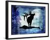 Midnight Elk-LightBoxJournal-Framed Giclee Print