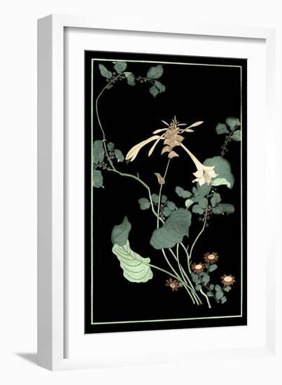 Midnight Floral I-Vision Studio-Framed Art Print