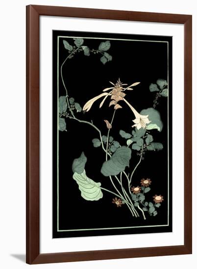 Midnight Floral I-Vision Studio-Framed Art Print