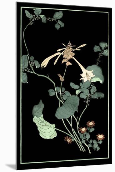 Midnight Floral I-Vision Studio-Mounted Art Print