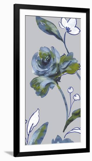 Midnight Floral II-Sandra Jacobs-Framed Giclee Print