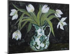 Midnight Floral-Ann Oram-Mounted Giclee Print