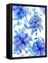 Midnight Flowers II-Melissa Wang-Framed Stretched Canvas