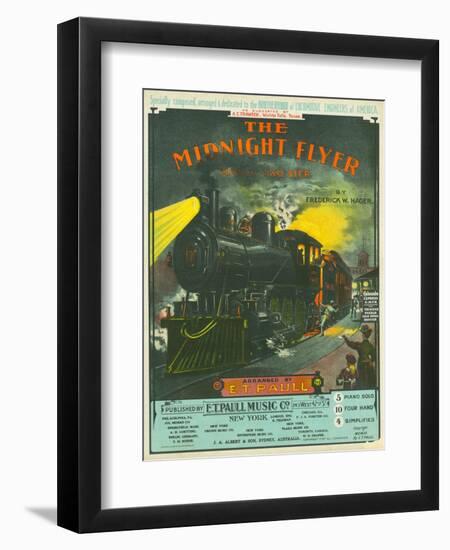 Midnight Flyer: March-Two Step-null-Framed Premium Giclee Print