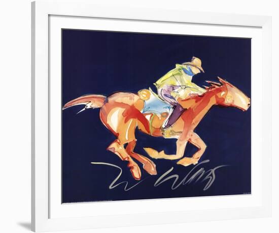 Midnight Flyer-Carrie Fell-Framed Art Print