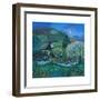 Midnight Garden, 2012-Lisa Graa Jensen-Framed Art Print