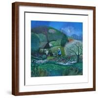 Midnight Garden, 2012-Lisa Graa Jensen-Framed Art Print