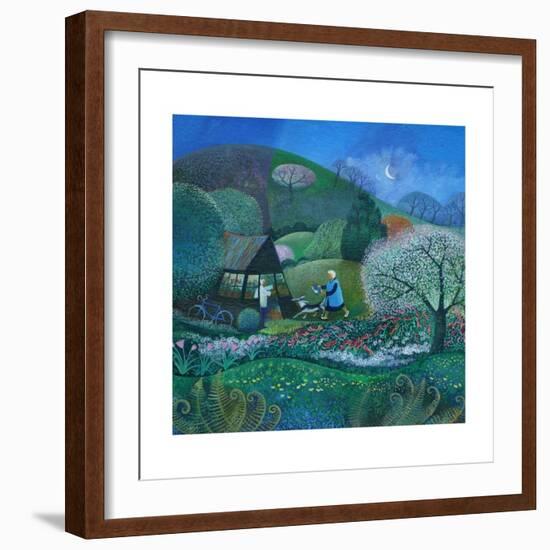 Midnight Garden, 2012-Lisa Graa Jensen-Framed Art Print