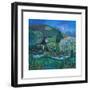 Midnight Garden, 2012-Lisa Graa Jensen-Framed Art Print