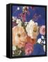 Midnight Garden Flowers I-Allison Pearce-Framed Stretched Canvas
