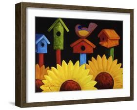 Midnight Garden-Oscar Ortiz-Framed Giclee Print