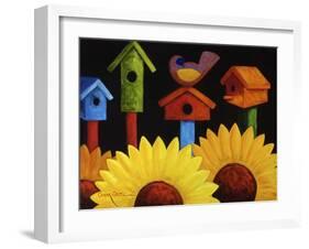 Midnight Garden-Oscar Ortiz-Framed Giclee Print