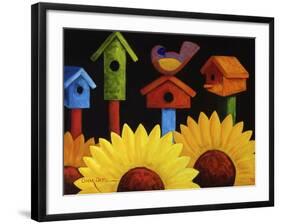 Midnight Garden-Oscar Ortiz-Framed Giclee Print