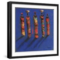 Midnight Gathering 1-Michel Rauscher-Framed Art Print