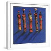 Midnight Gathering 1-Michel Rauscher-Framed Art Print