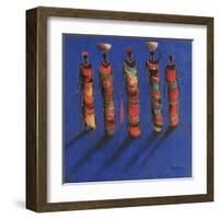 Midnight Gathering 1-Michel Rauscher-Framed Art Print