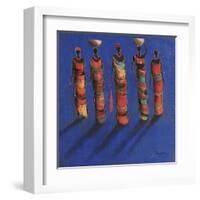 Midnight Gathering 1-Michel Rauscher-Framed Art Print