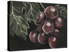 Midnight Grapes-Megan Meagher-Stretched Canvas