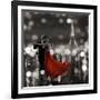 Midnight in Paris (BW)-Dianne Loumer-Framed Giclee Print