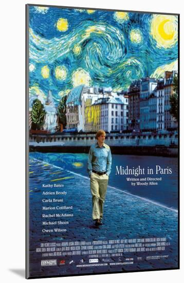 Midnight In Paris-null-Mounted Poster