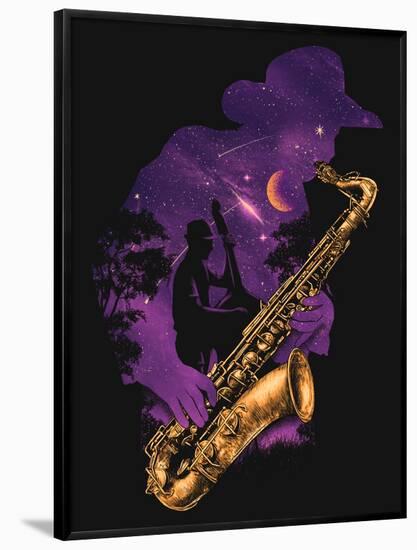 Midnight Jazz-null-Framed Poster