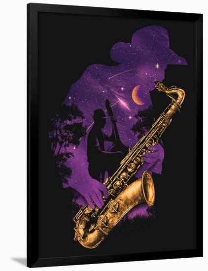 Midnight Jazz-null-Framed Poster