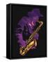 Midnight Jazz-null-Framed Stretched Canvas